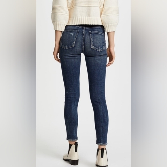 CITIZENS OF HUMANITY Rocket High Rise Skinny Distressed Jeans Size 29 - Picture 3 of 13